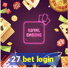 27 bet login